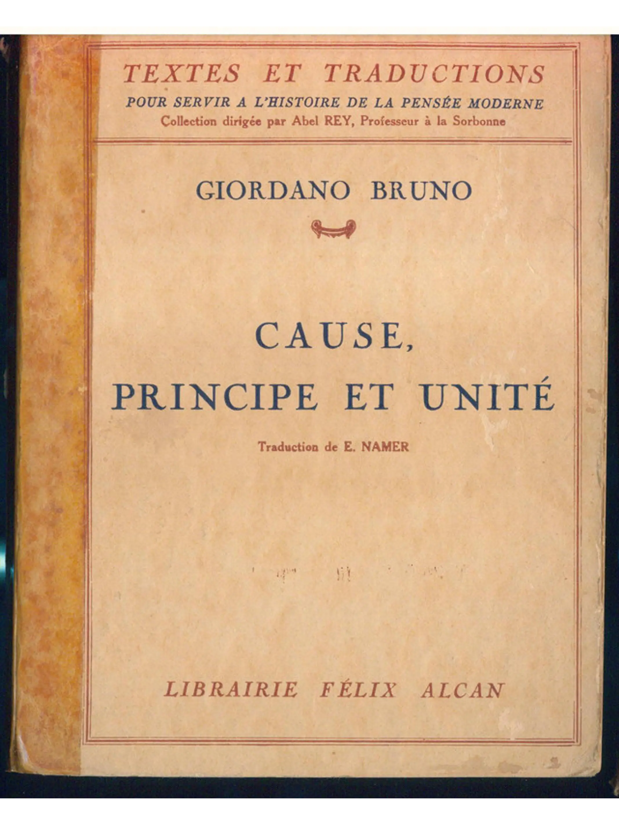 Cause, Principe et Unité 1