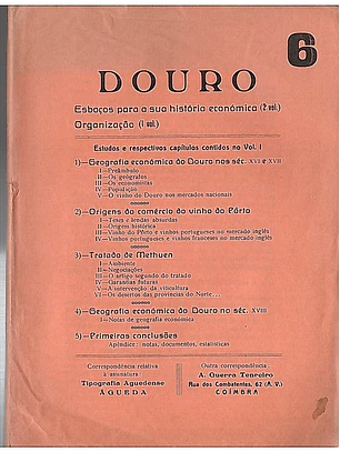 Douro esboços para a sua história económica