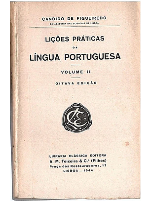 Lições práticas da língua portuguesa - Volume 2