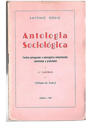 Antologia sociológica caderno 7