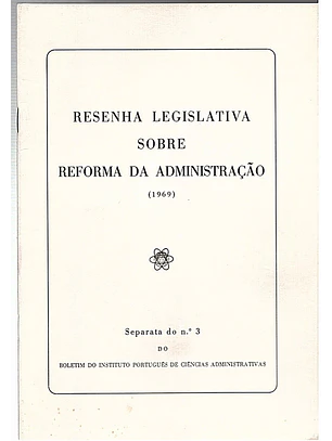Resenha legislativa sobre reforma da administração