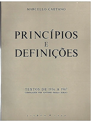 Princípios e definições