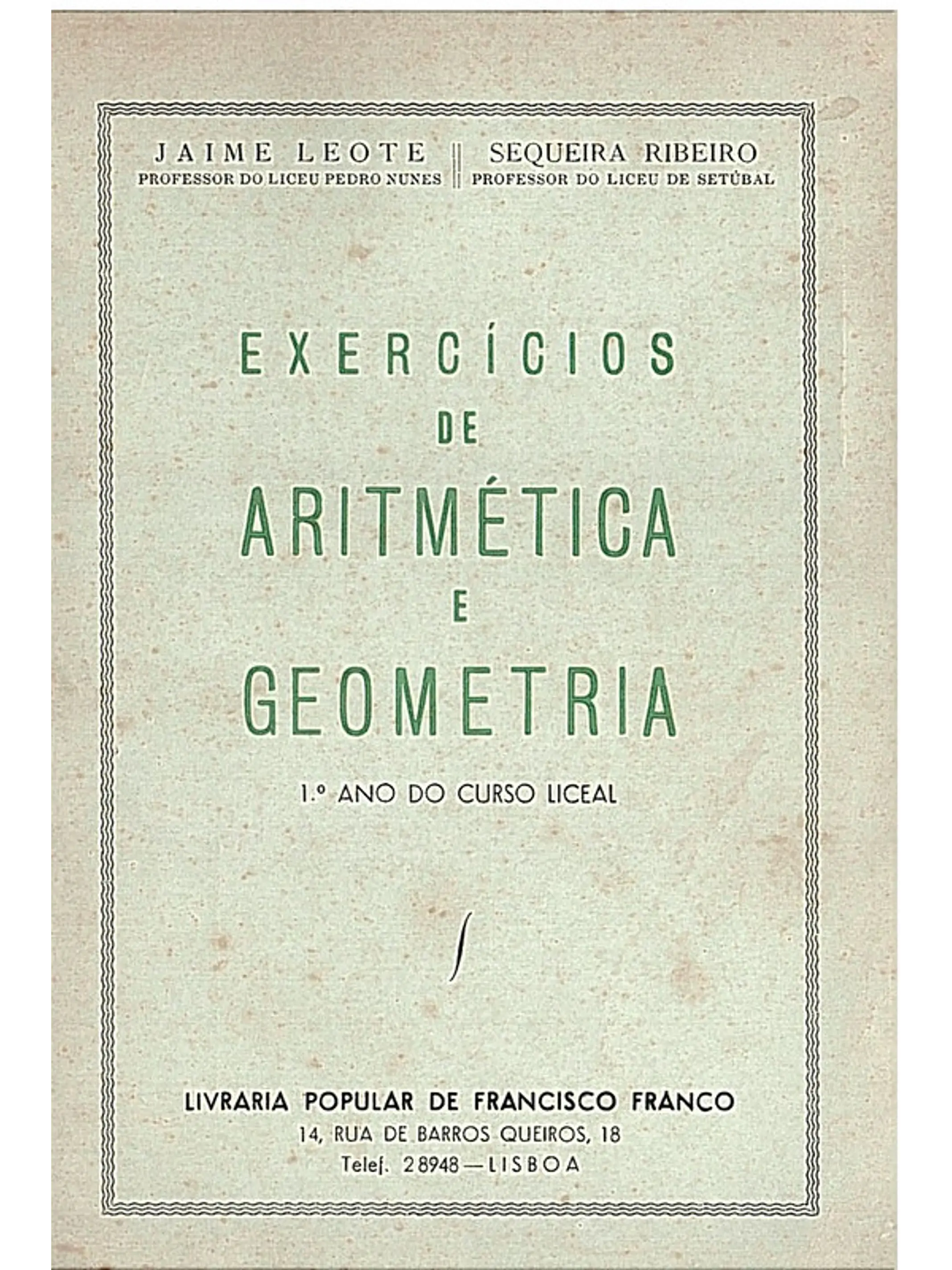 Exercícios de aritmética e geometria 1