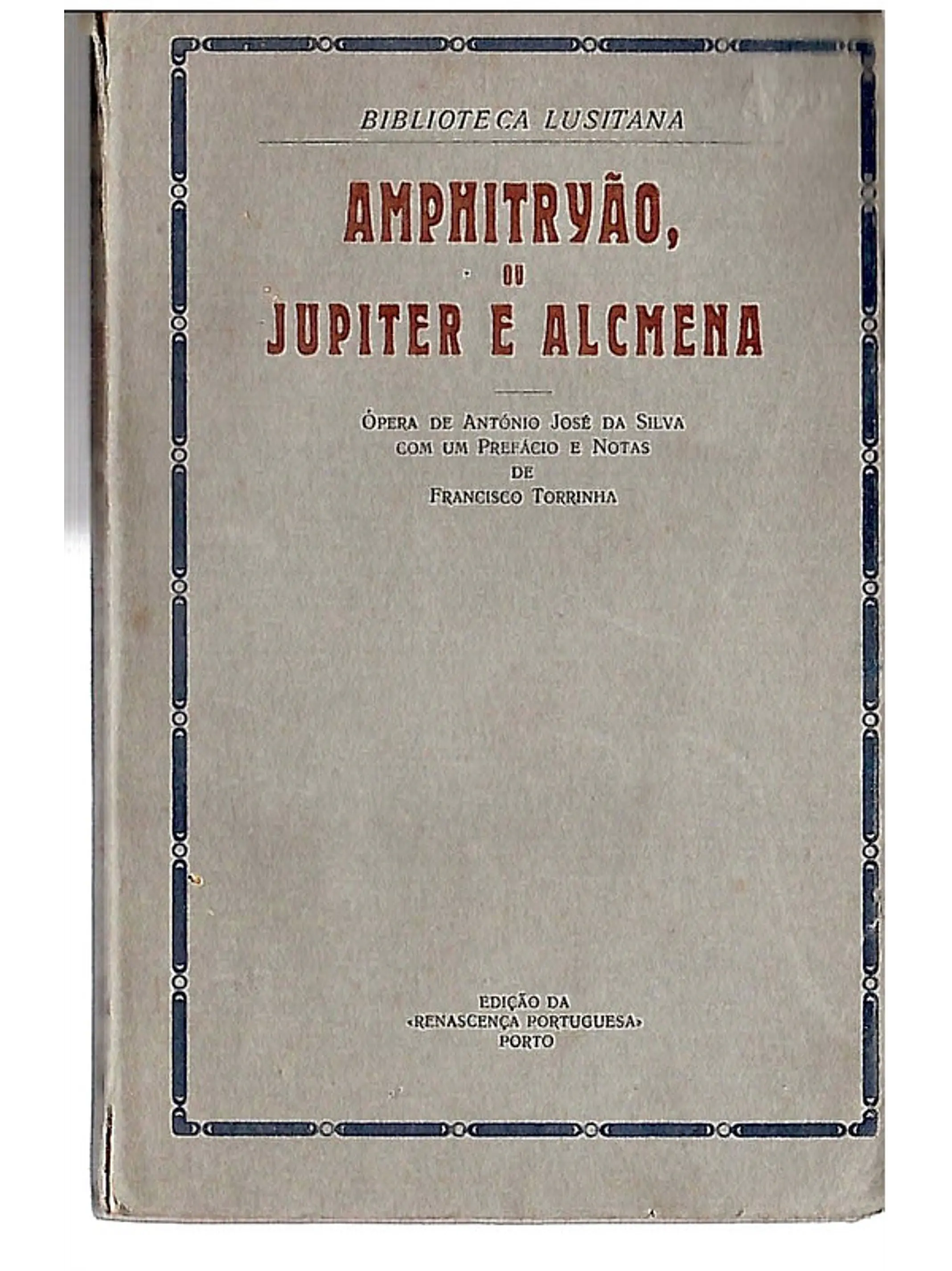 Amphitryão, ou jupiter e alcmena 1