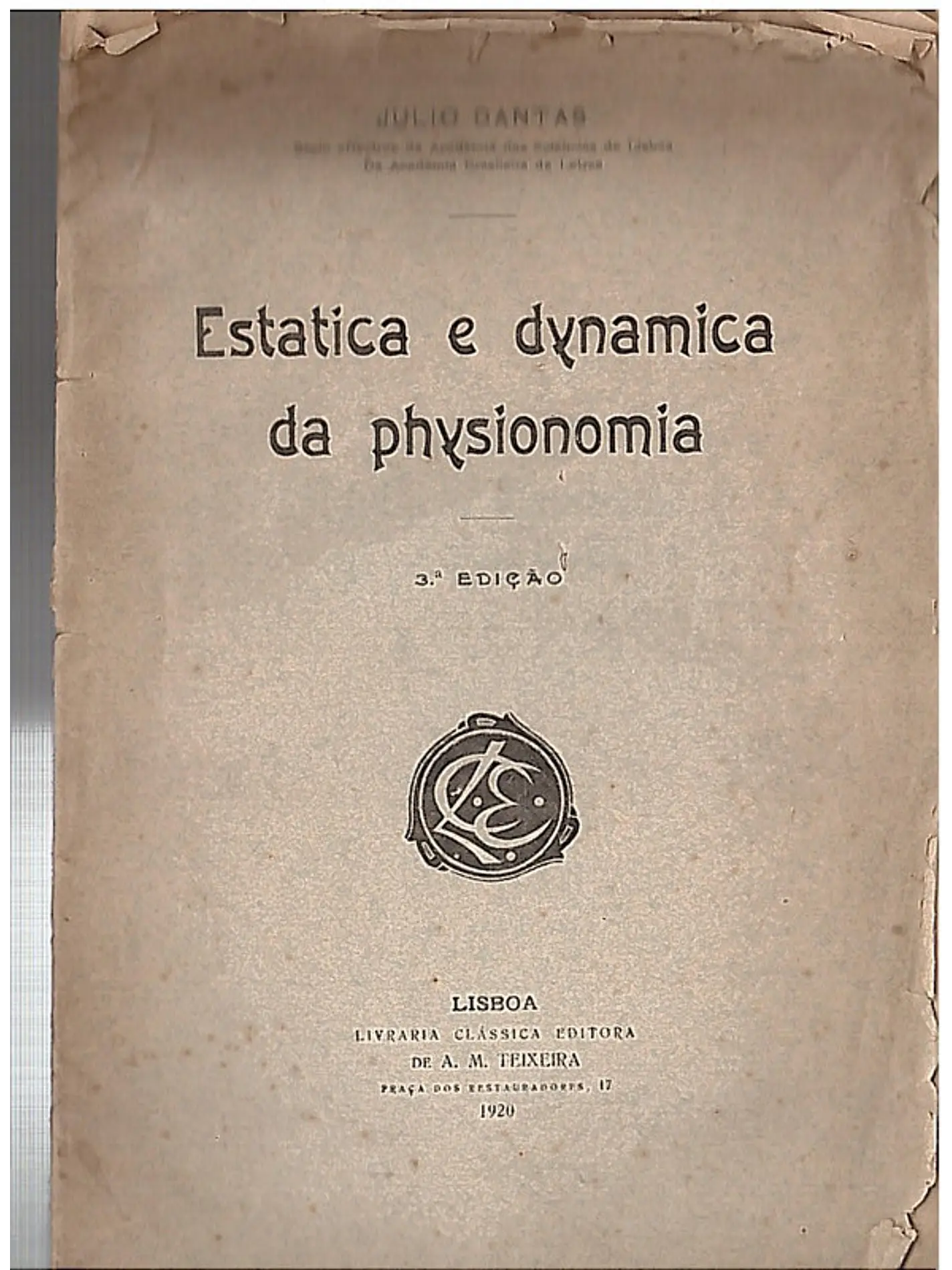 Estática e dinâmica da fisionomia 1