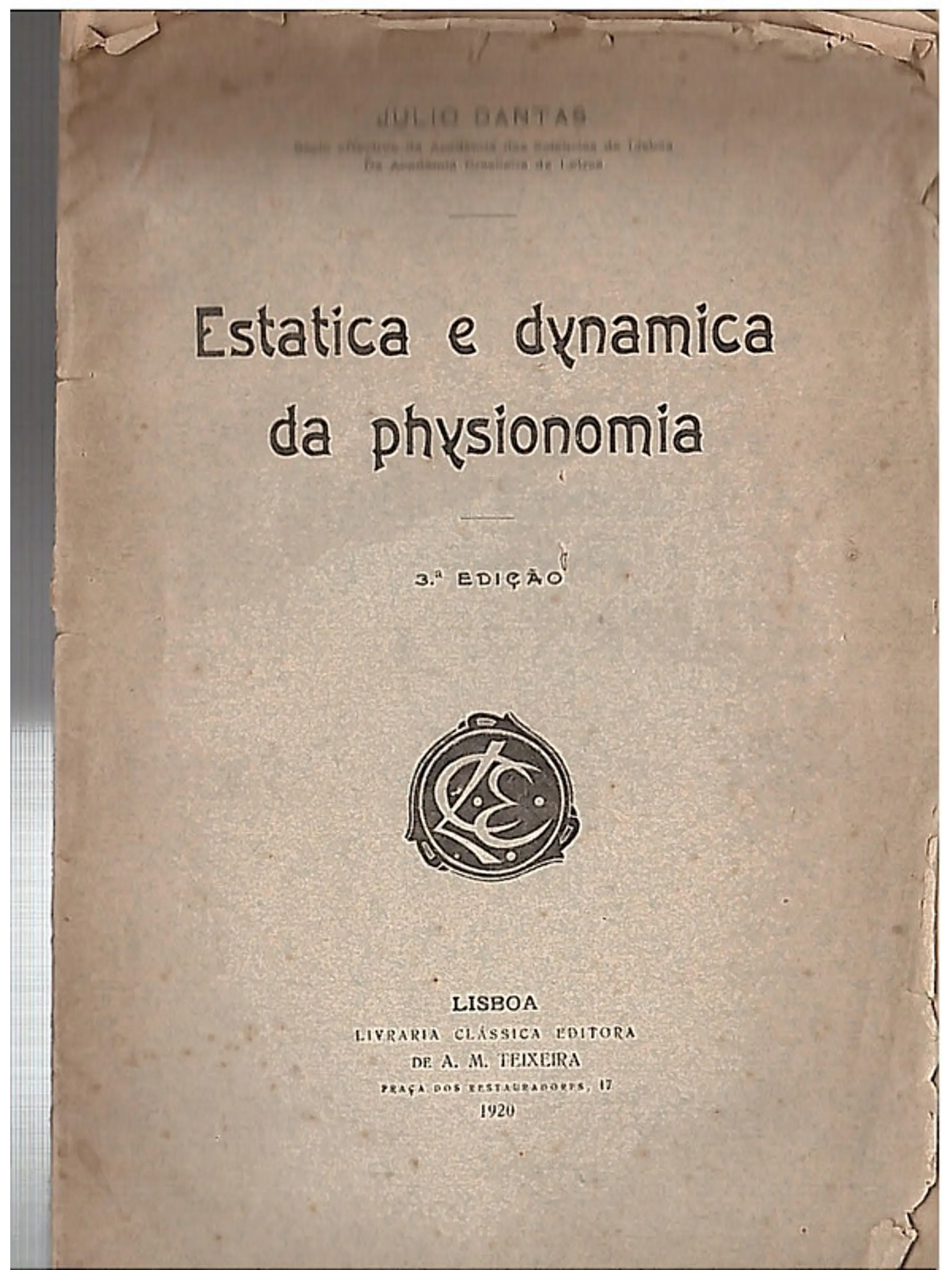 Estática e dinâmica da fisionomia 1