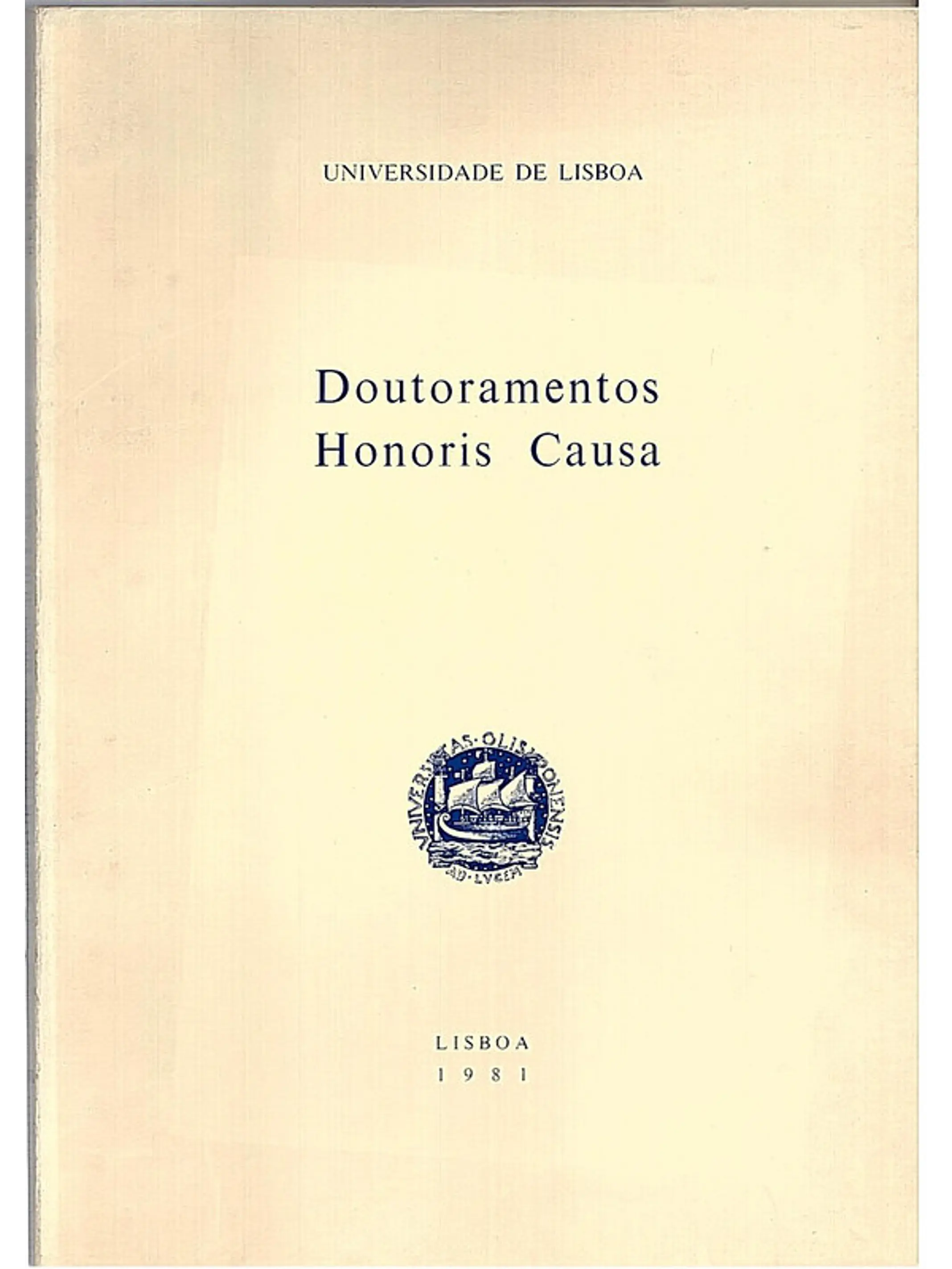 Doutoramentos Honoris Causa 1
