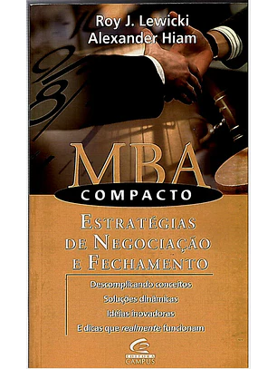 MBA estratégias de negociação e fechamento