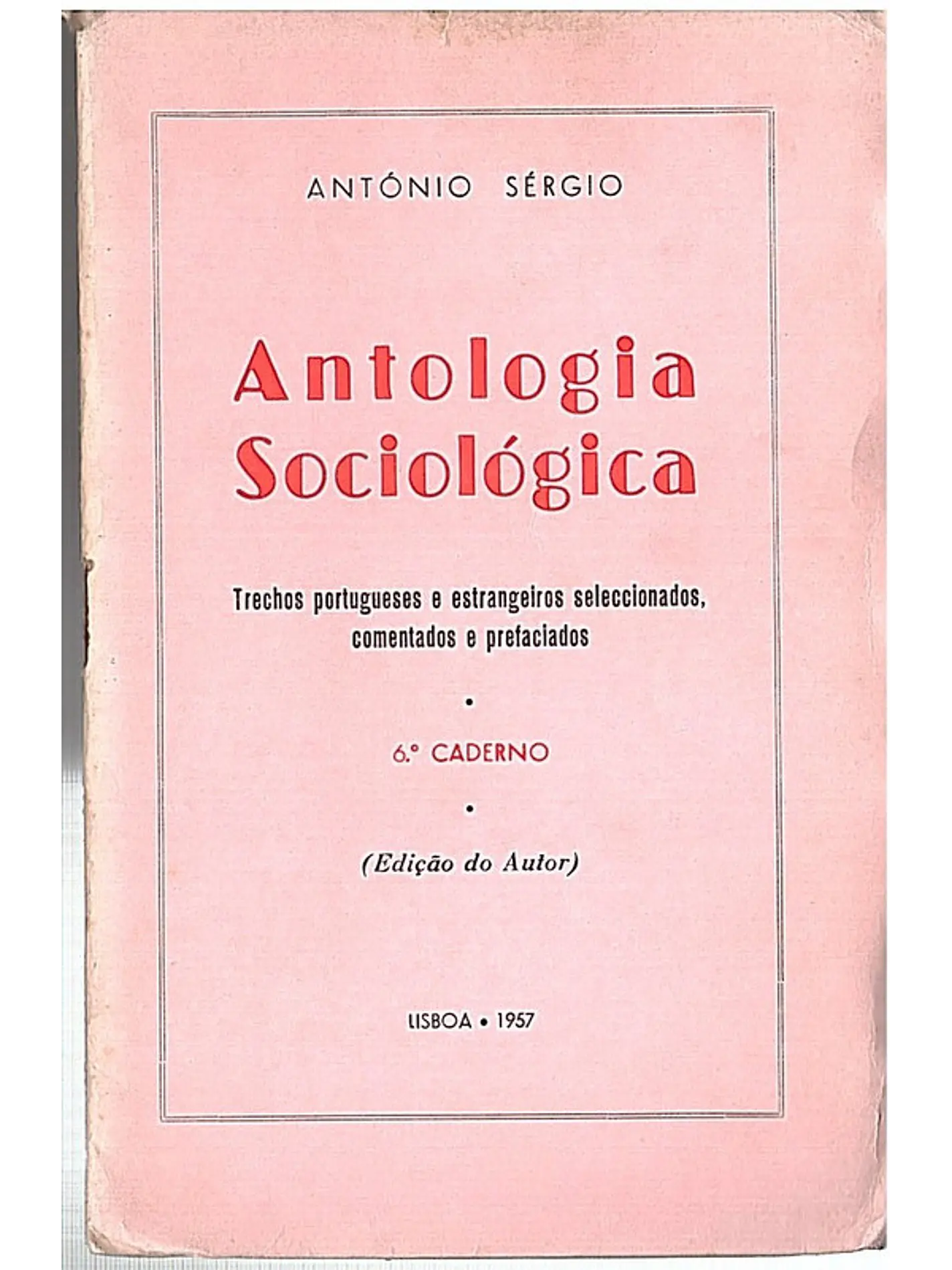 Antologia sociológica caderno 6 1