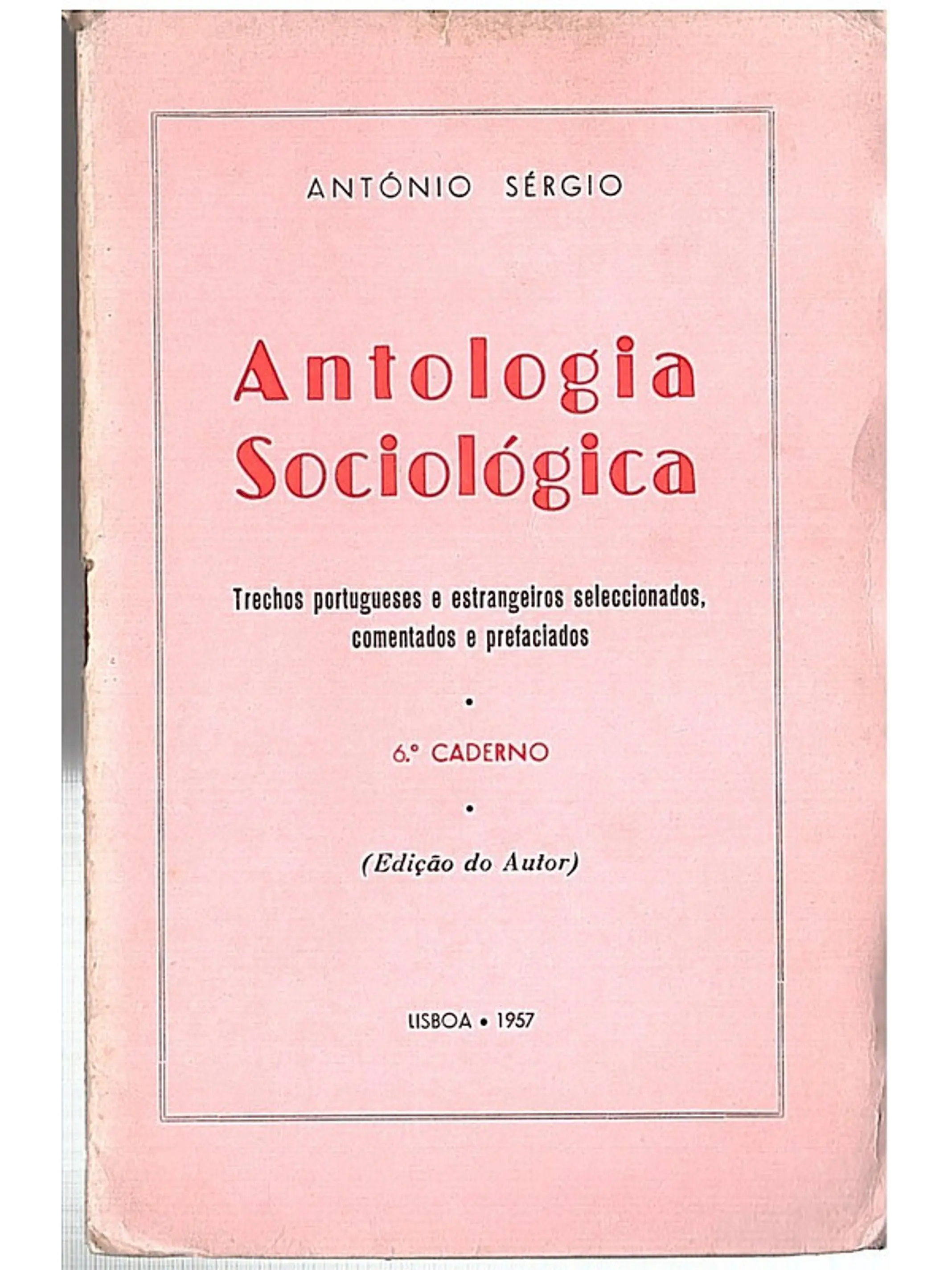 Antologia sociológica caderno 6 1