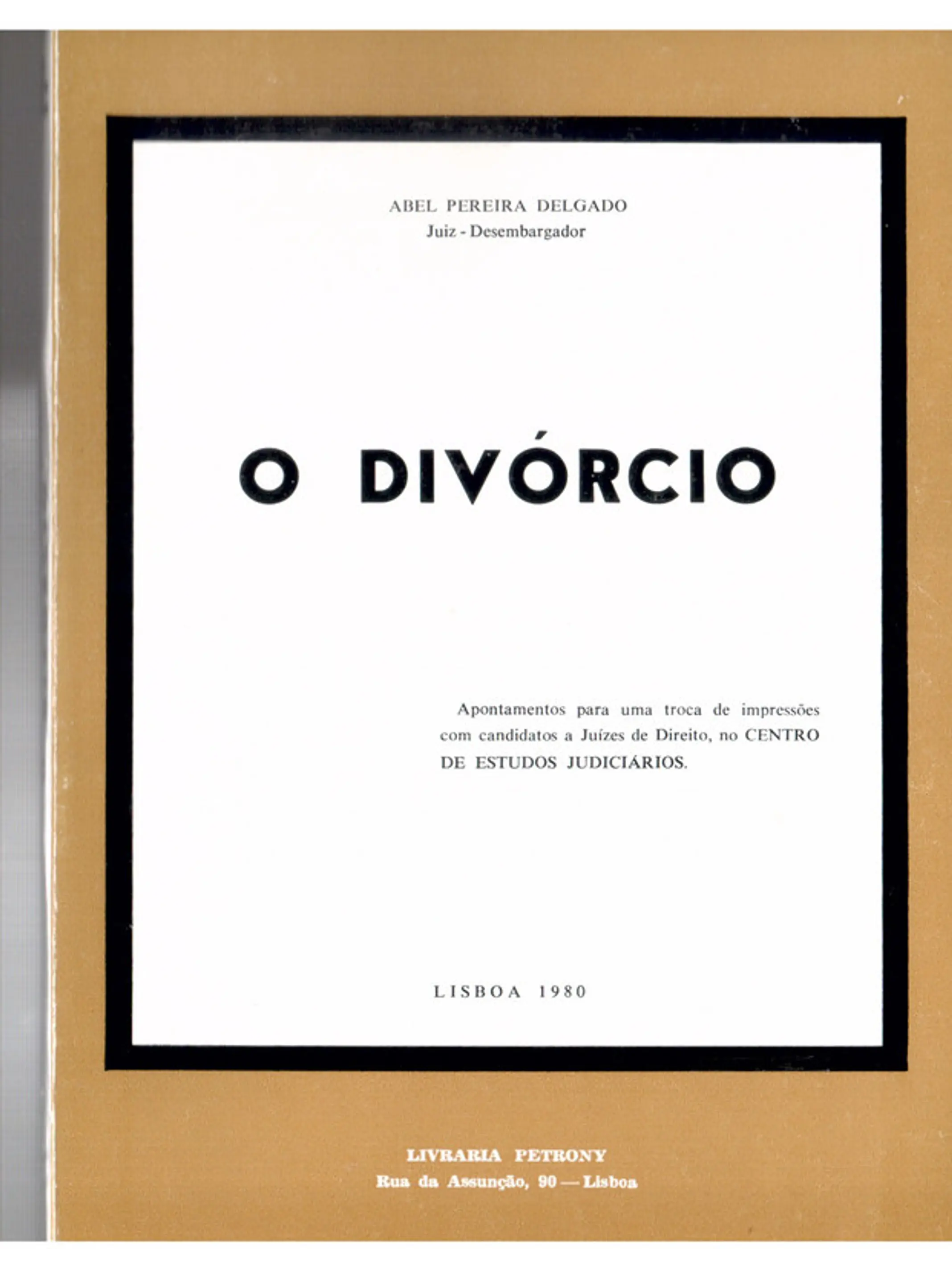 O divórcio 1