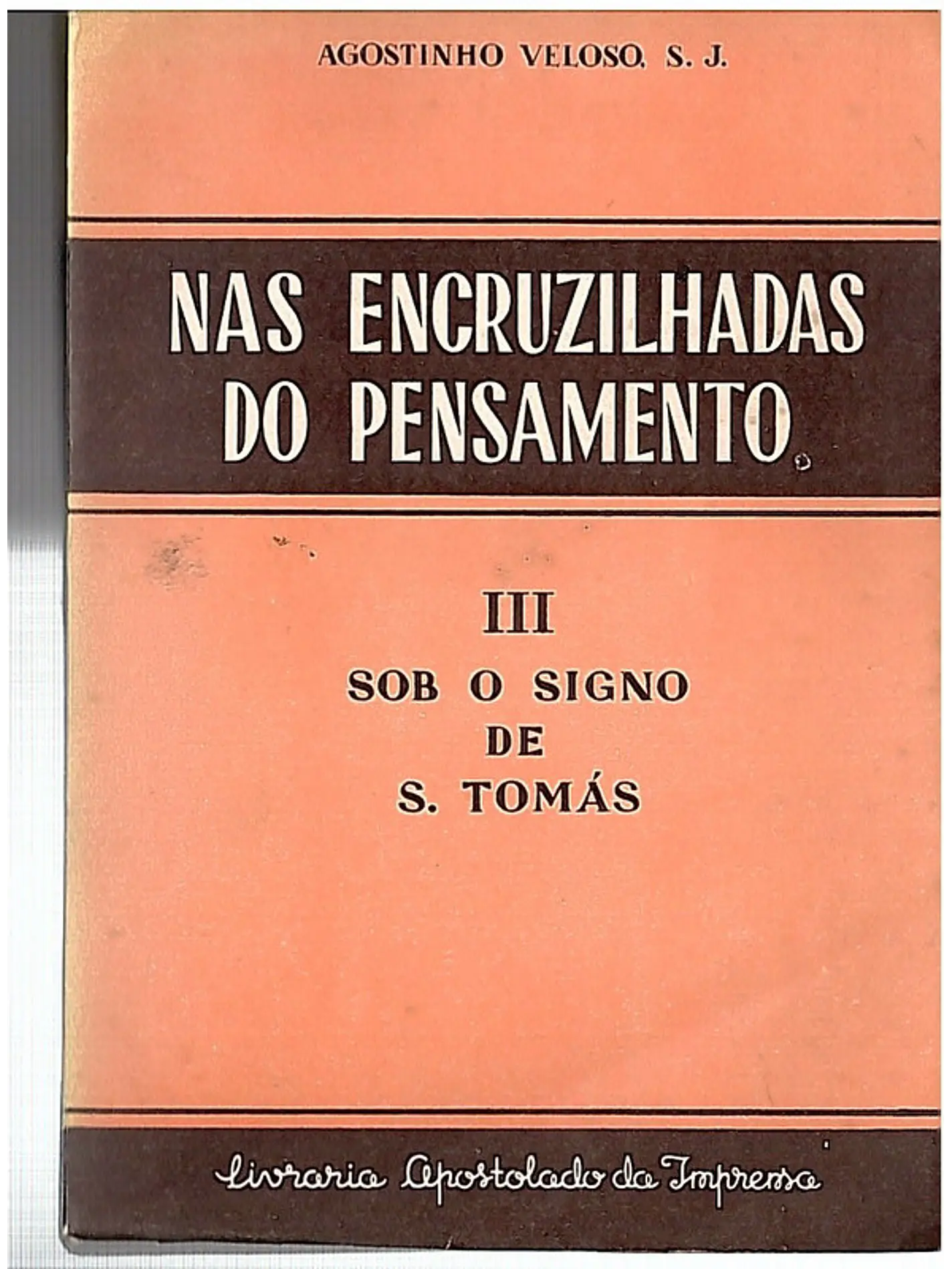Nas encruzilhadas do pensamento - Sob o signo de S. Tomás 1