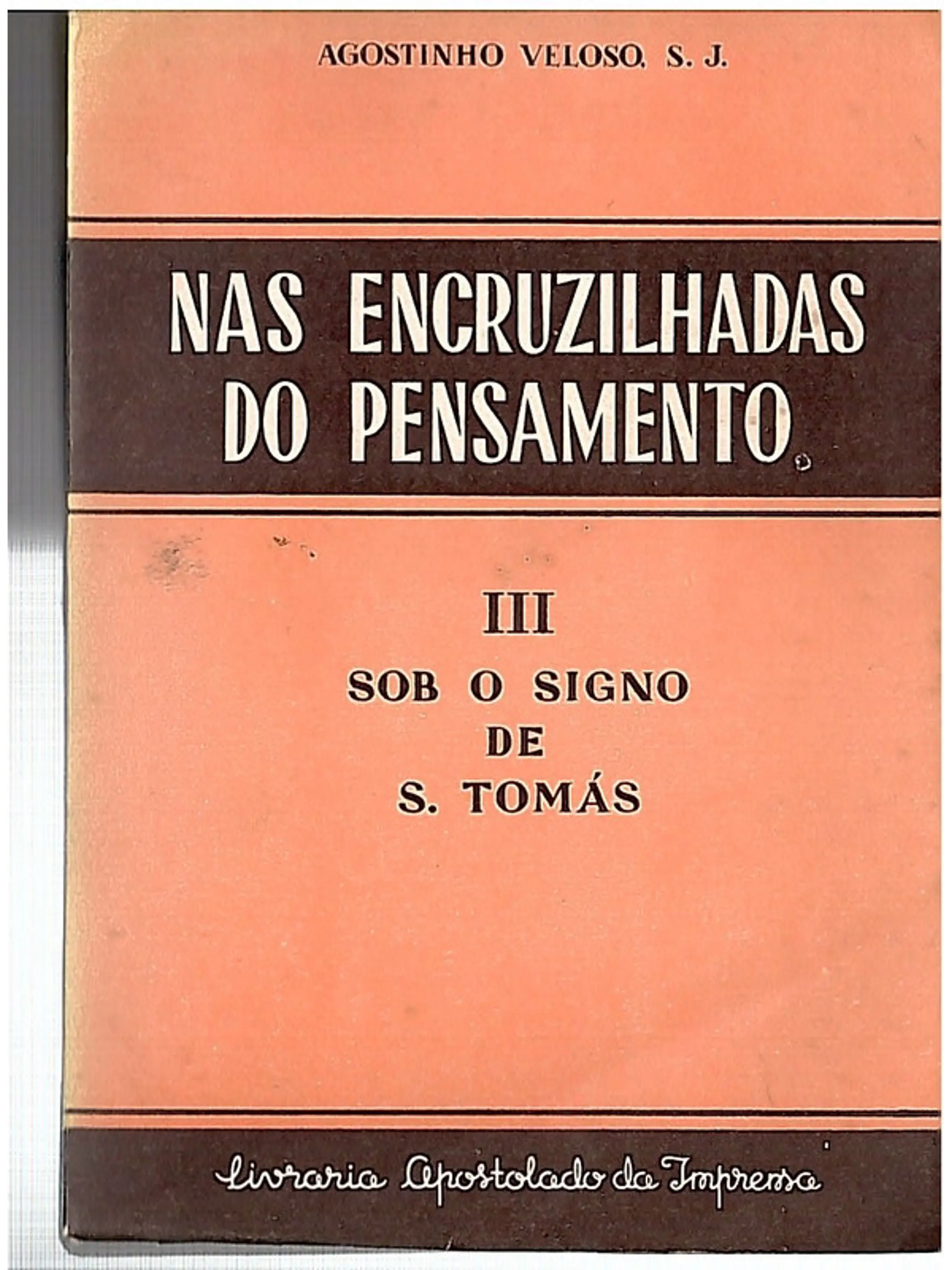 Nas encruzilhadas do pensamento - Sob o signo de S. Tomás 1