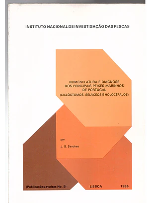 Nomenclatura e Diagnose dos Principais Peixes Marinhos de Portugal (Publicação número 9)