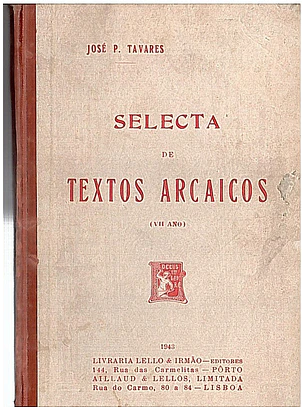 Selecta de textos arcaicos
