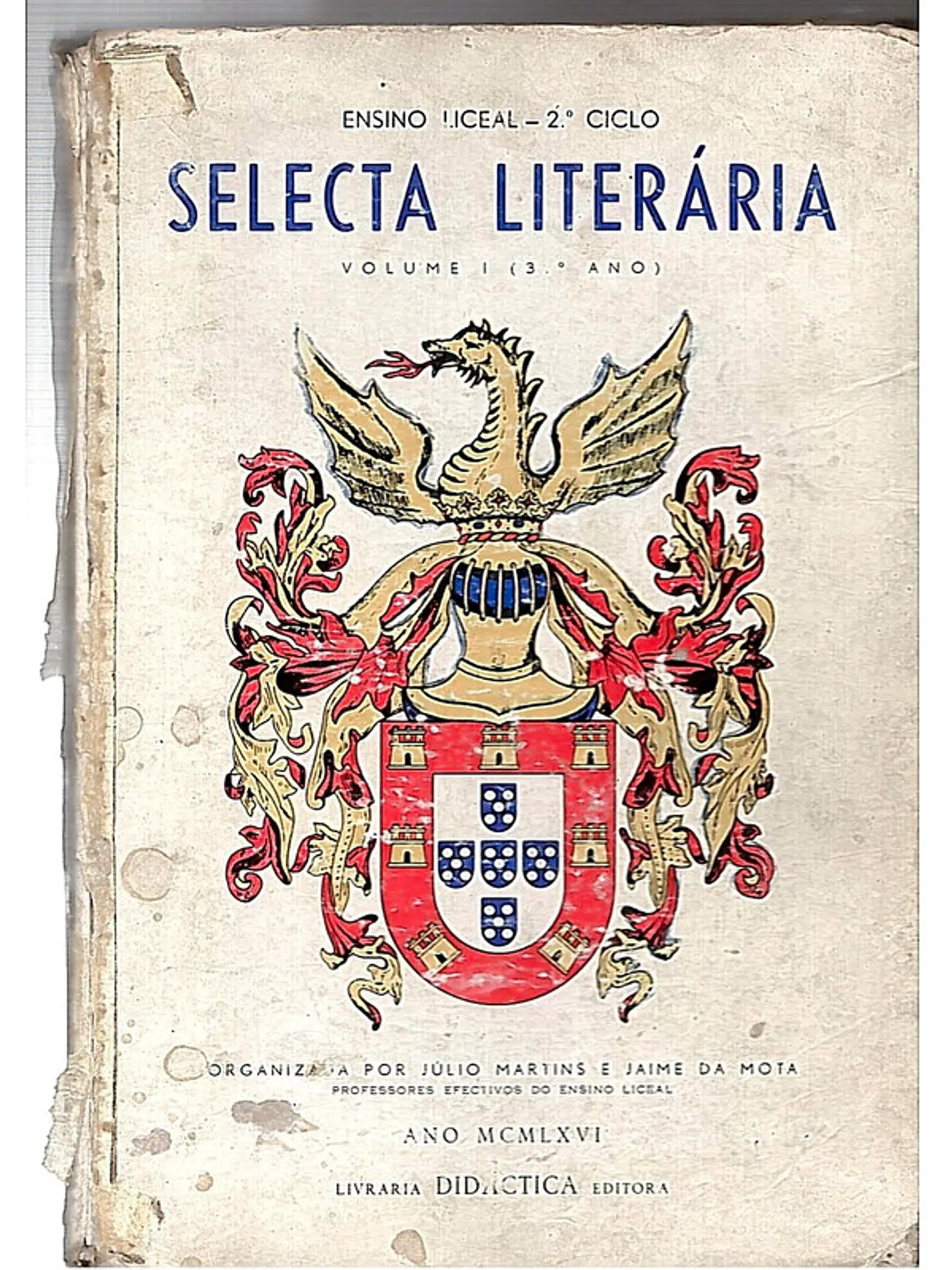 Selecta literária - 2º ciclo - Volume 1 - 3º ano 1