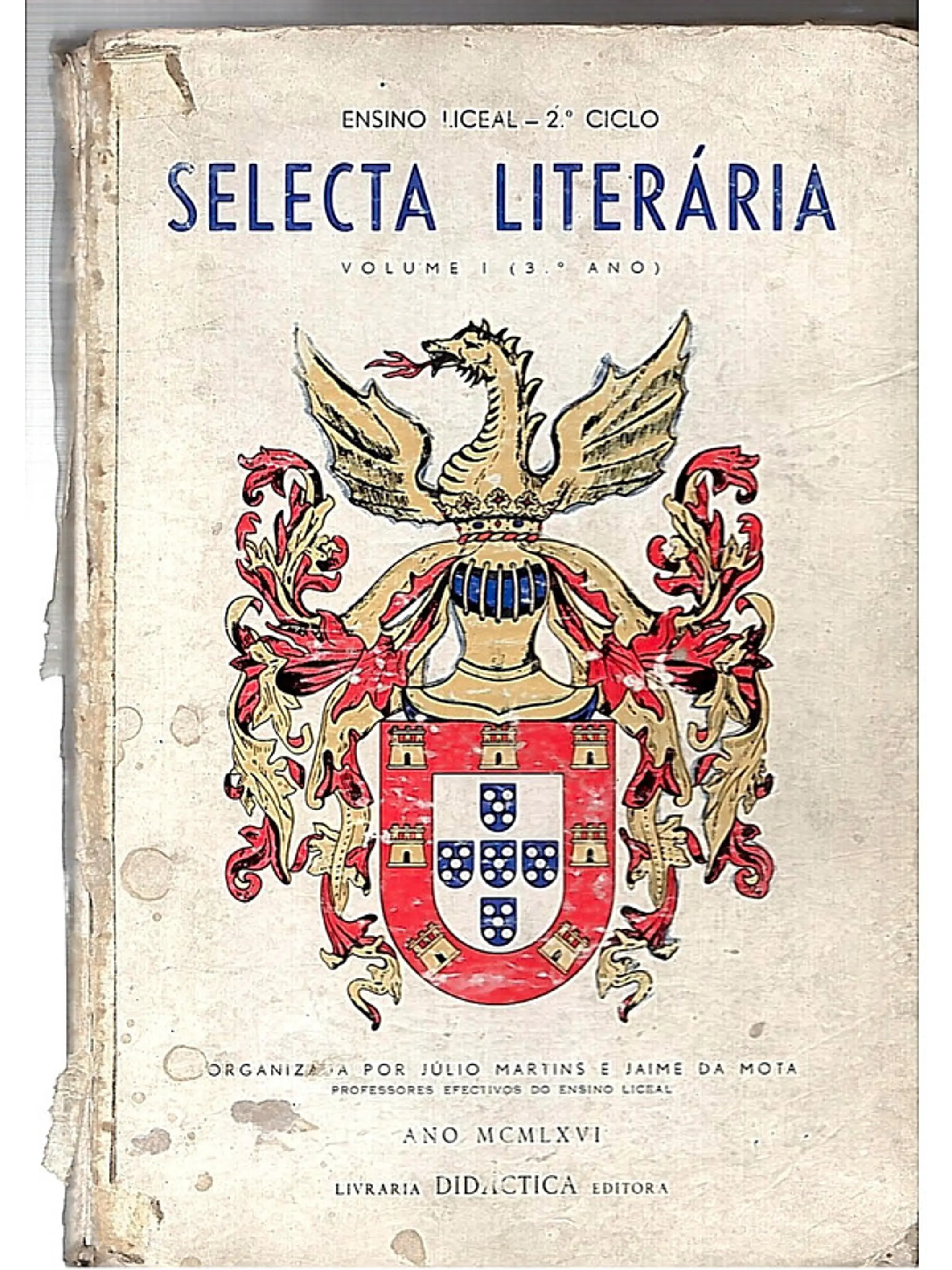 Selecta literária - 2º ciclo - Volume 1 - 3º ano 1