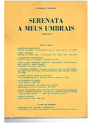 Serenata a meus umbrais (1964-1974)