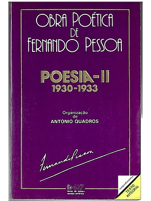Obra poética de Fernando Pessoa - Poesia II (1930-1933)