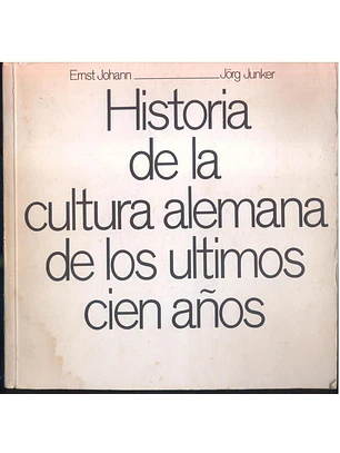 Historia de la cultura alemana de los últimos años con ilustraciones