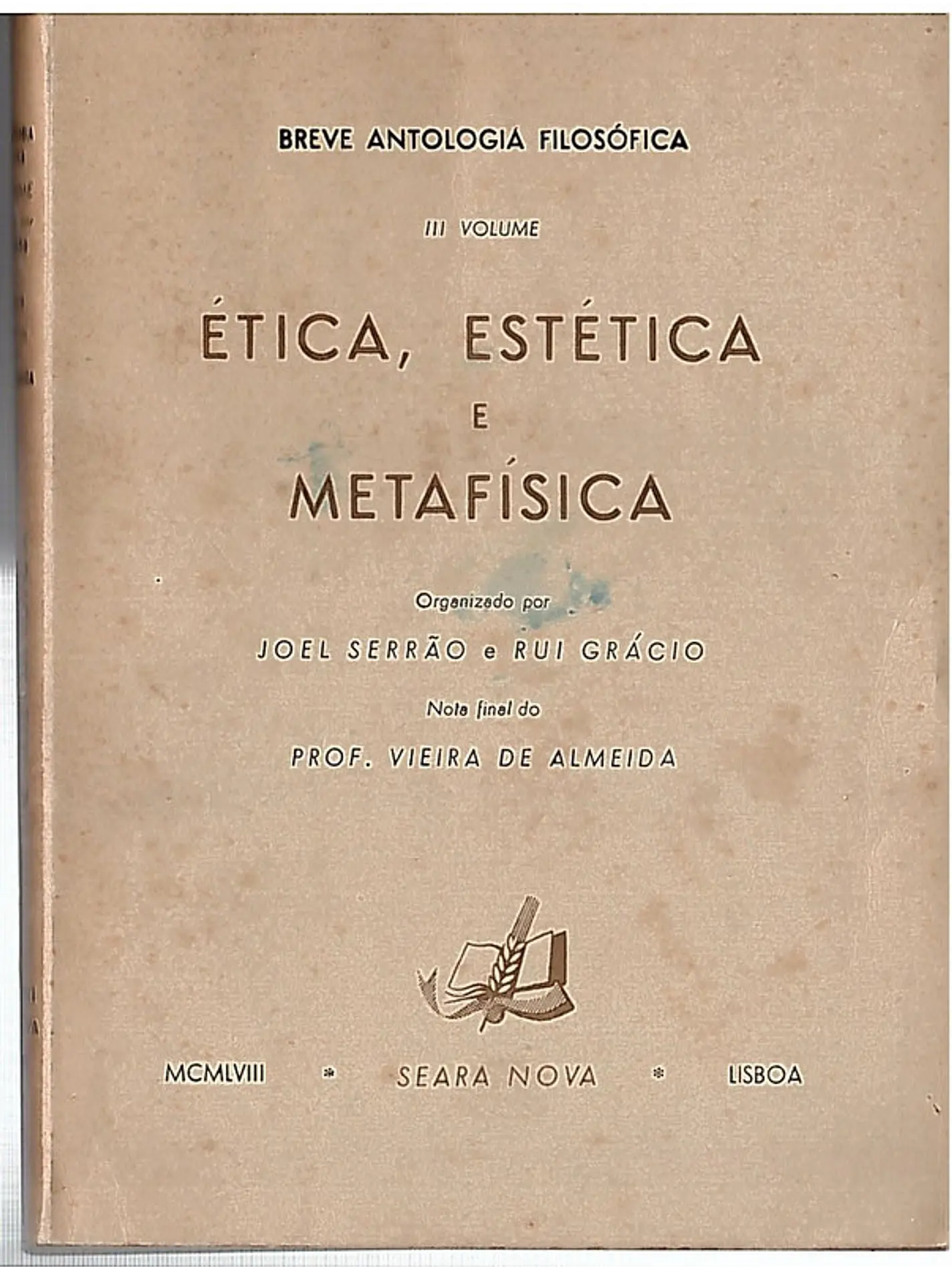 Ética, estética e metafísica 1