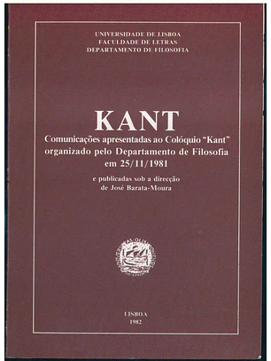 Kant - Comunicações apresentadas ao Colóquio 