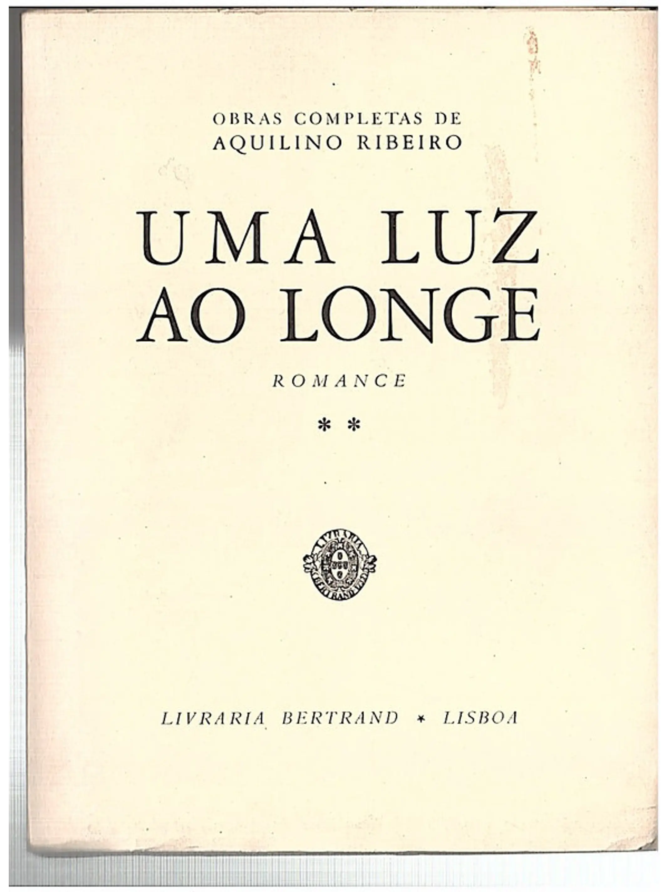 Uma luz ao longe (vol 2) 1