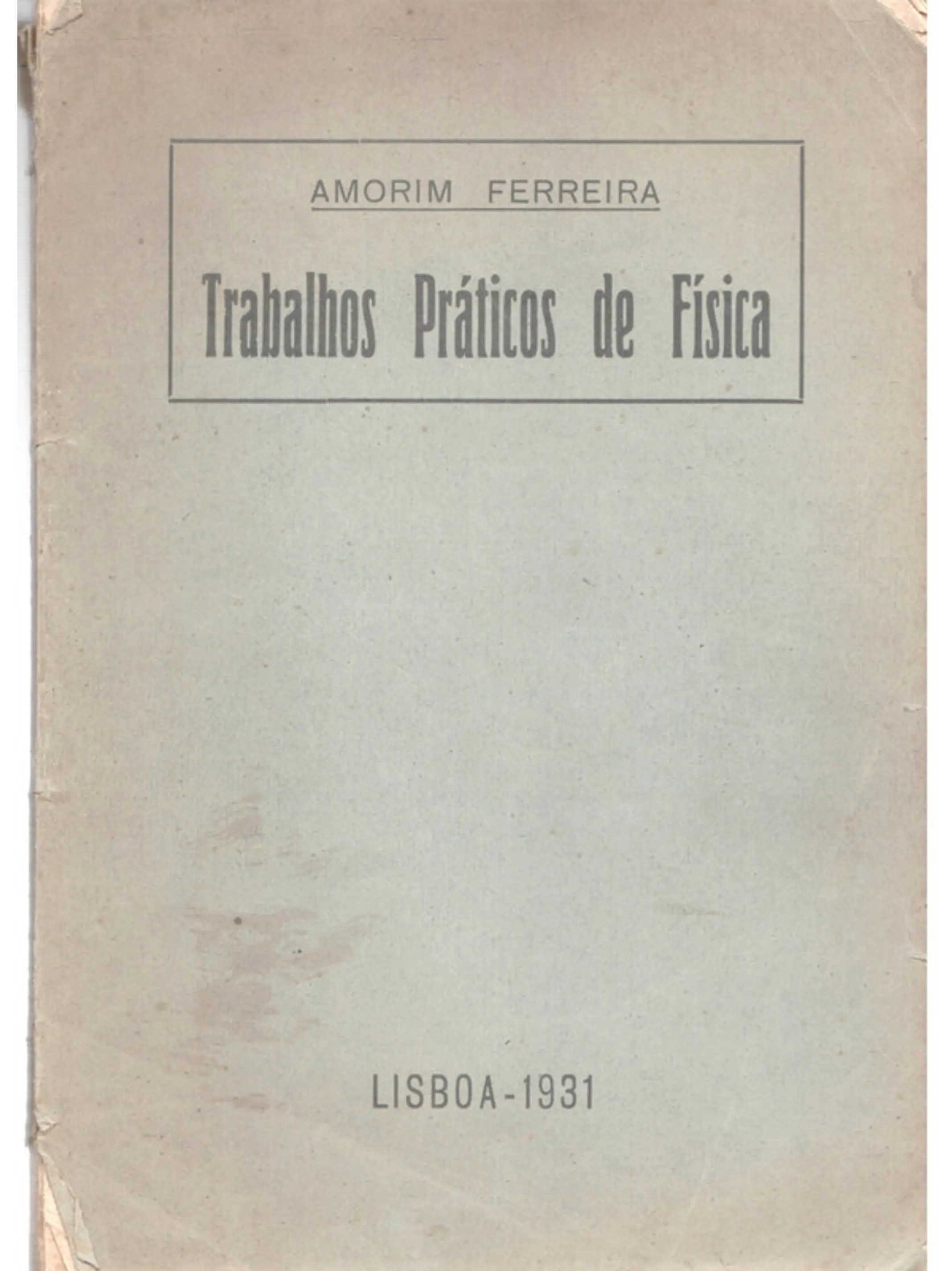 Trabalhos práticos de física 1