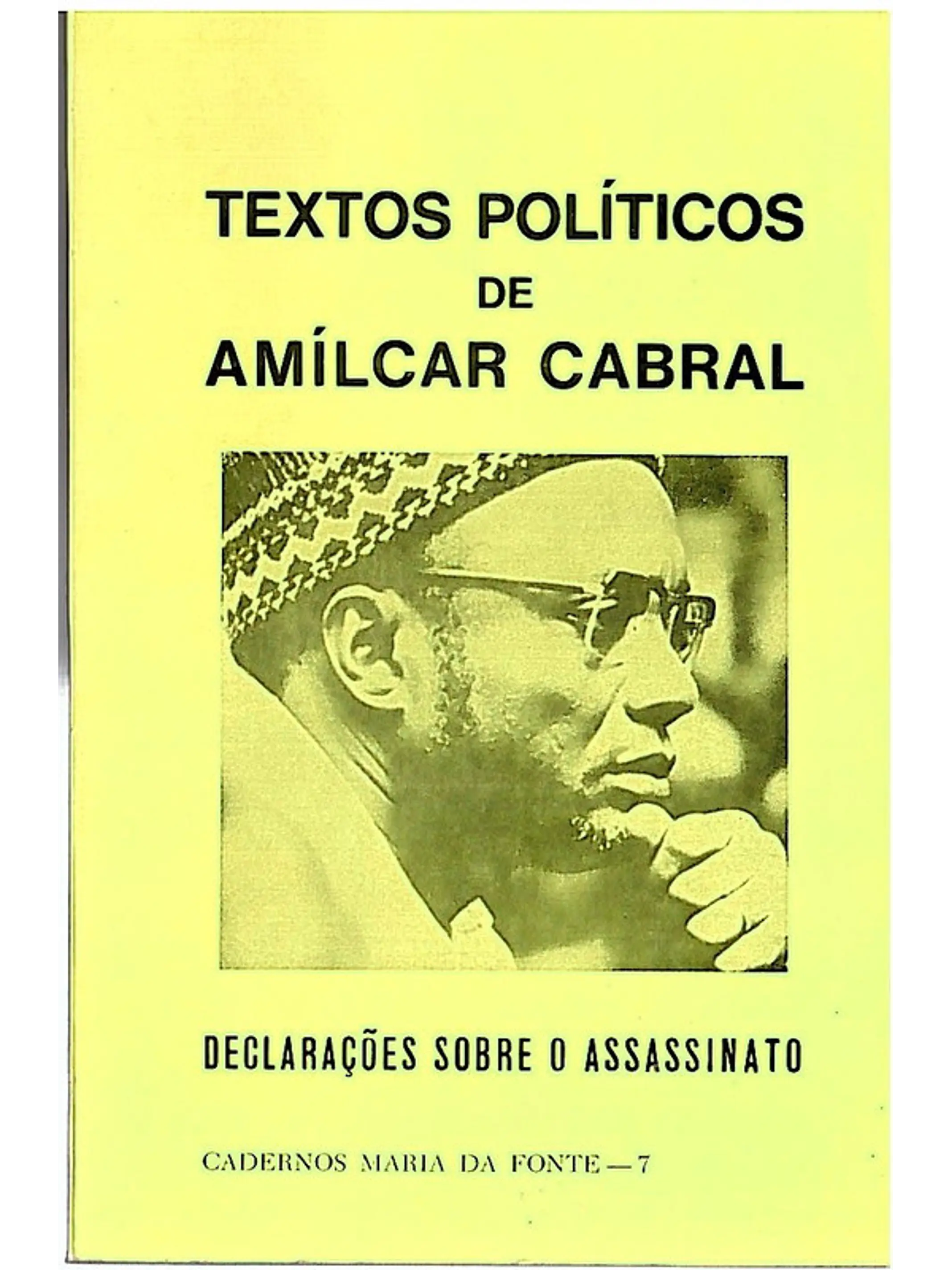 Textos políticos de Amílcar Cabral 1