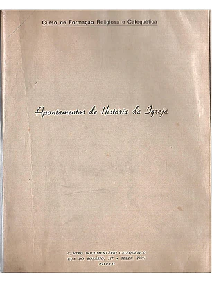 Apontamentos de história da igreja