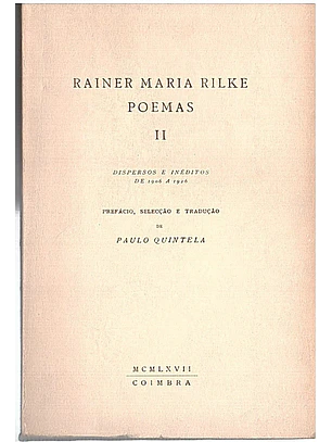 Rainer Maria Rilke - Poemas II