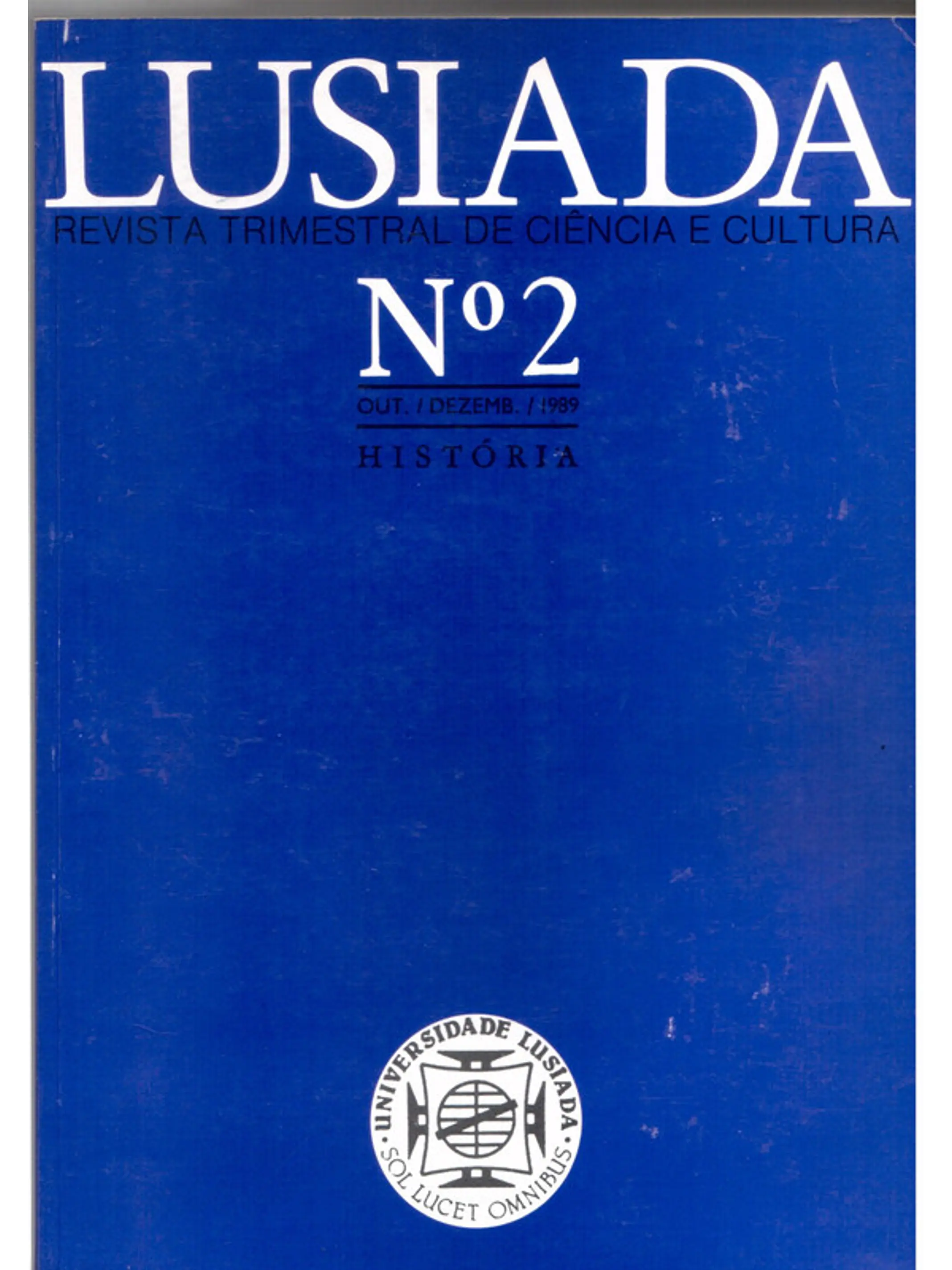 Revista trimestral da ciência e cultura, Lusíada, número 2 1