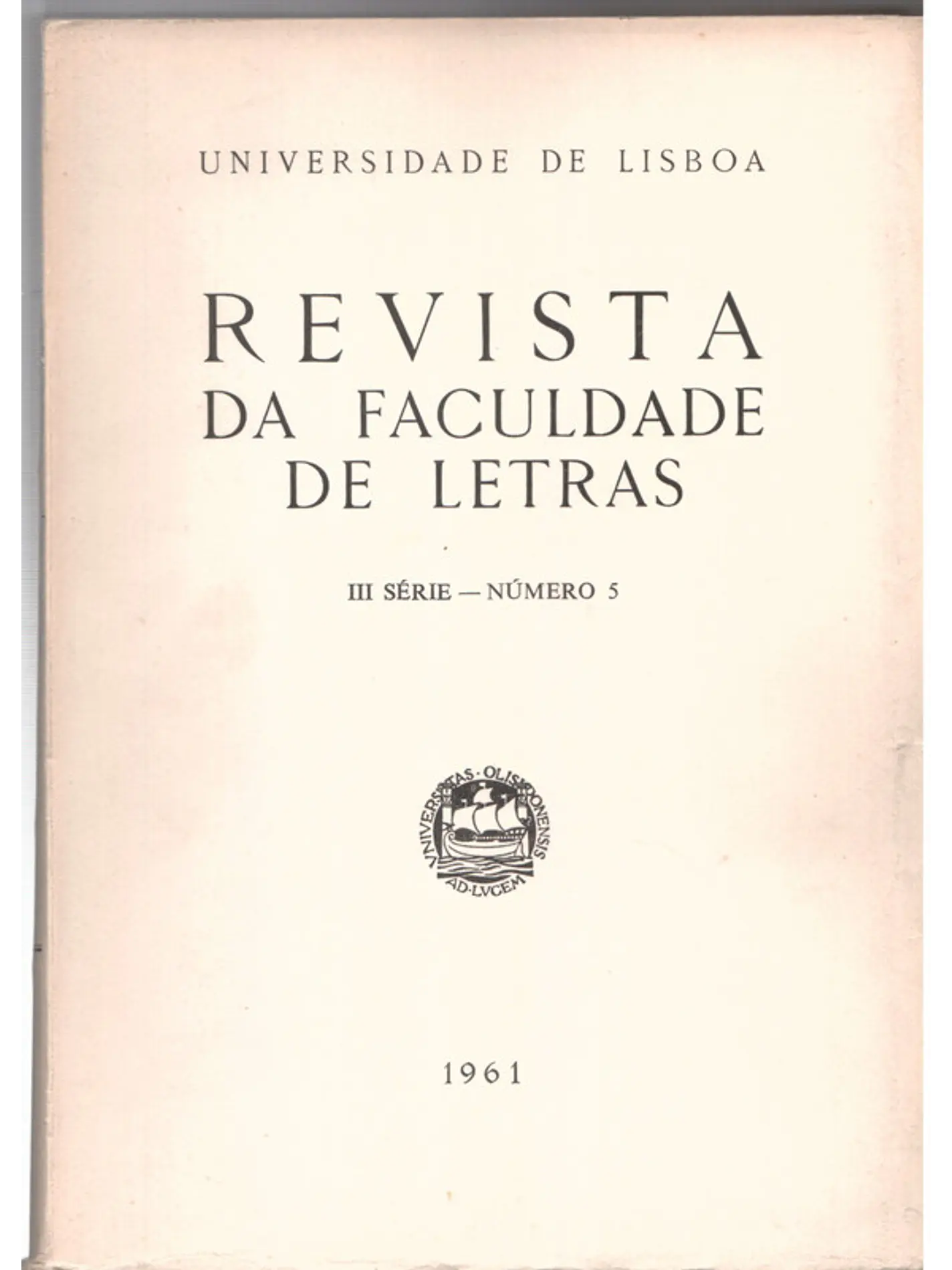 Revista da faculdade de letras - numero 5 1