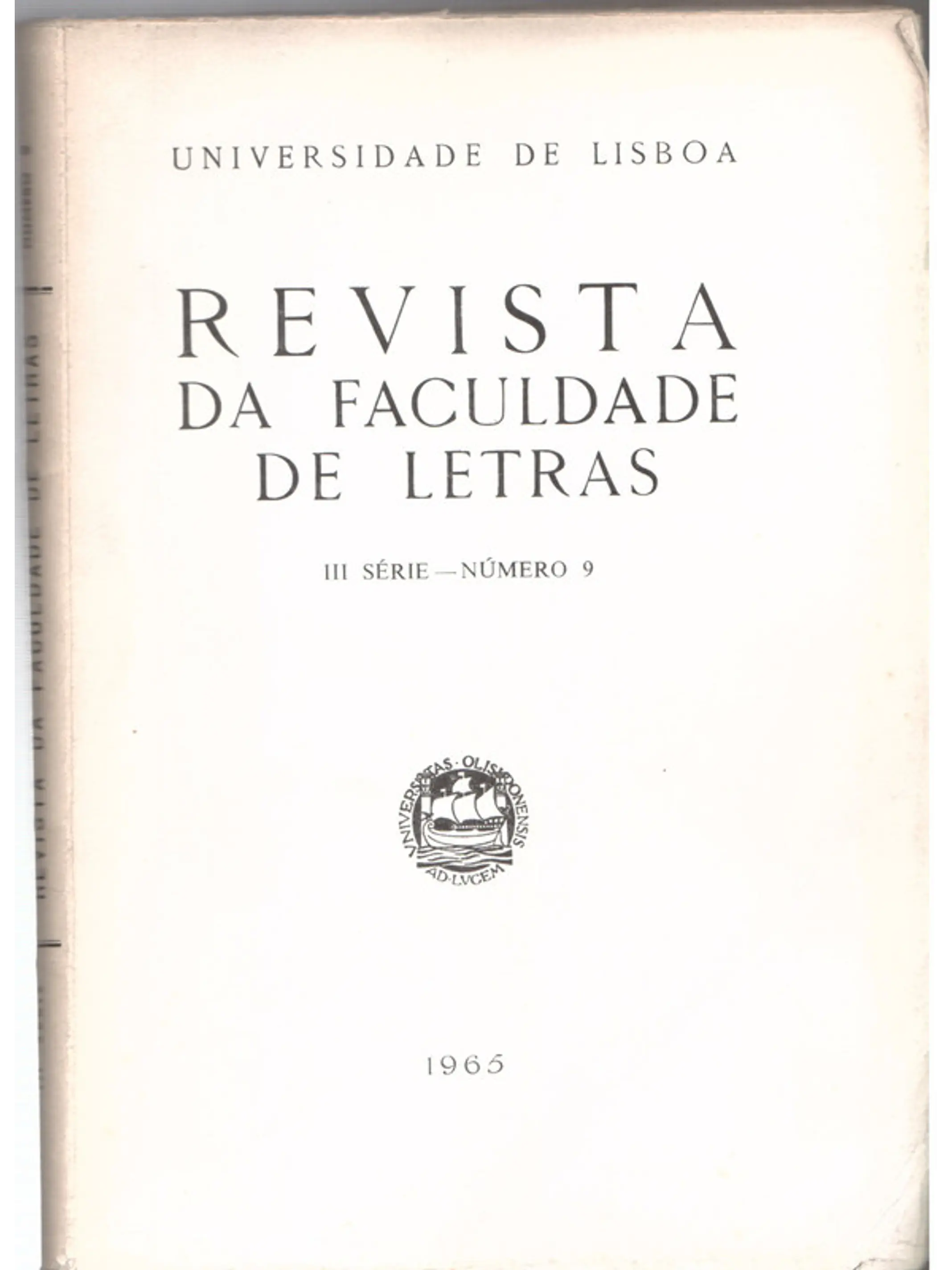 Revista da faculdade de letras - numero 9 1