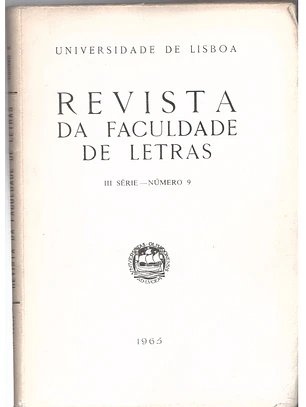 Revista da faculdade de letras - numero 9
