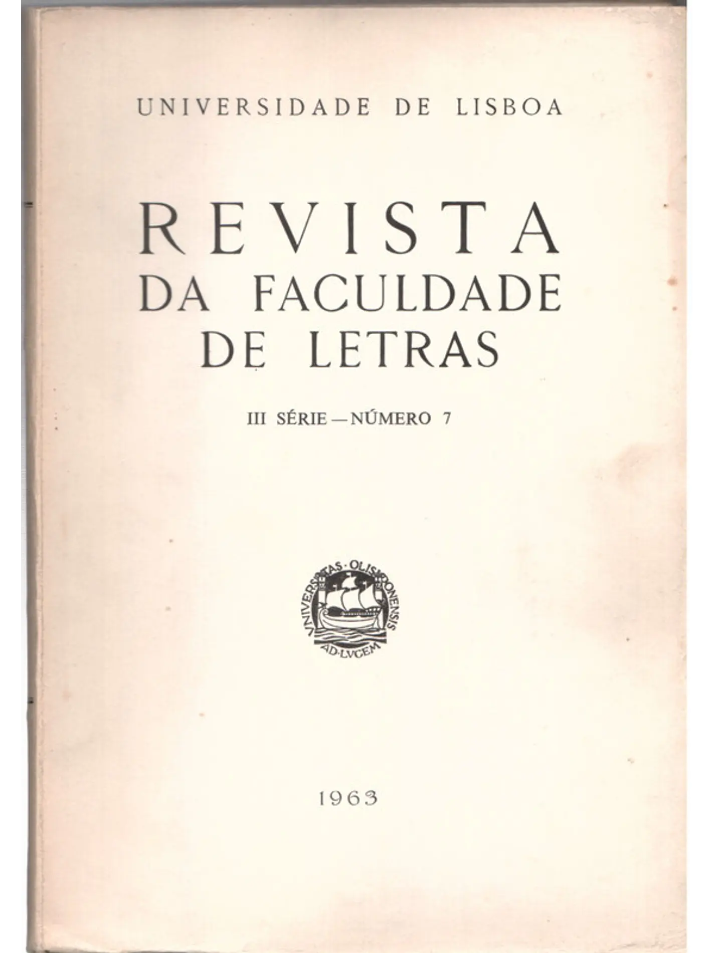 Revista da faculdade de letras - numero 7 1