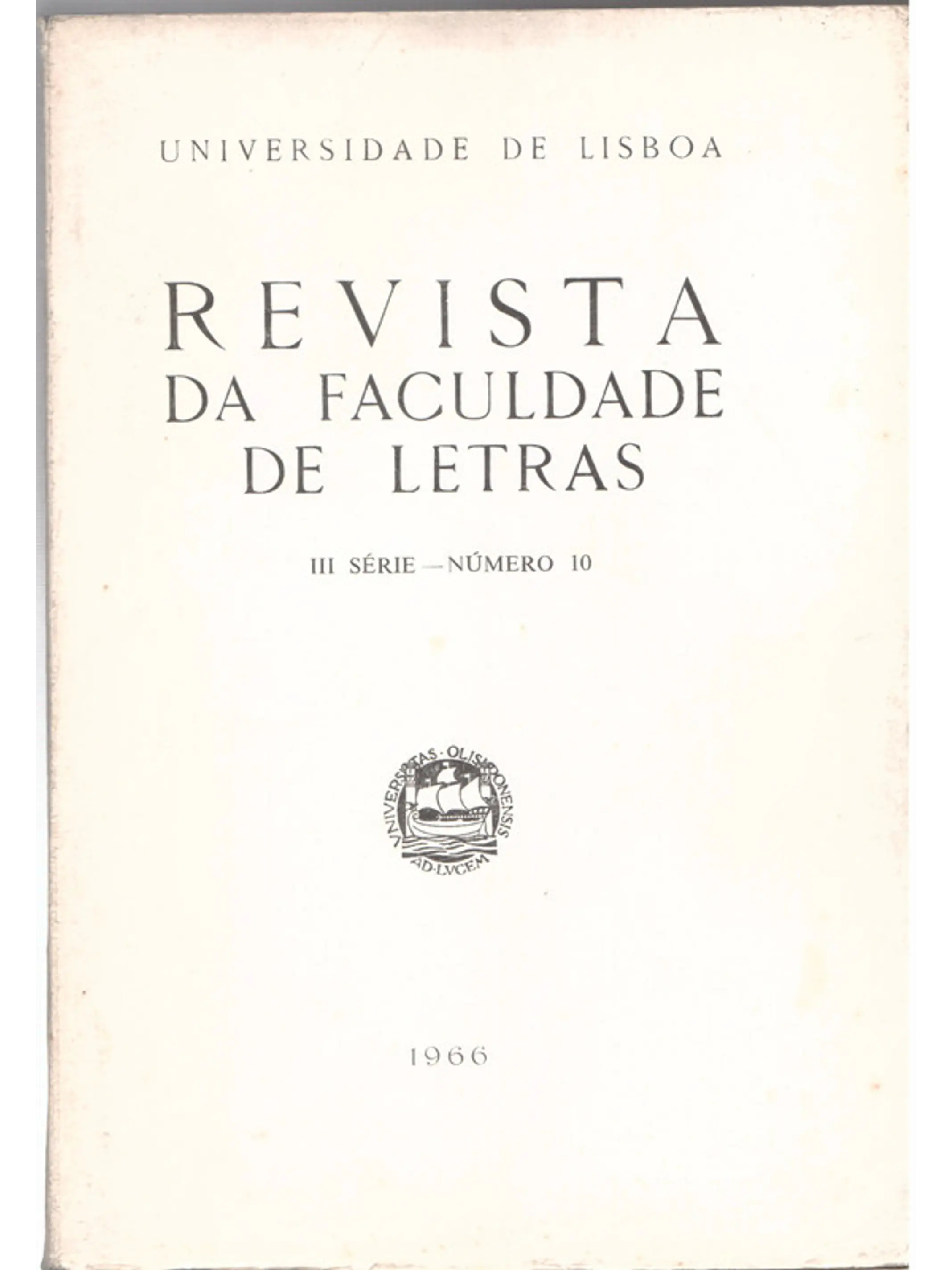 Revista da faculdade de letras - numero 10 1