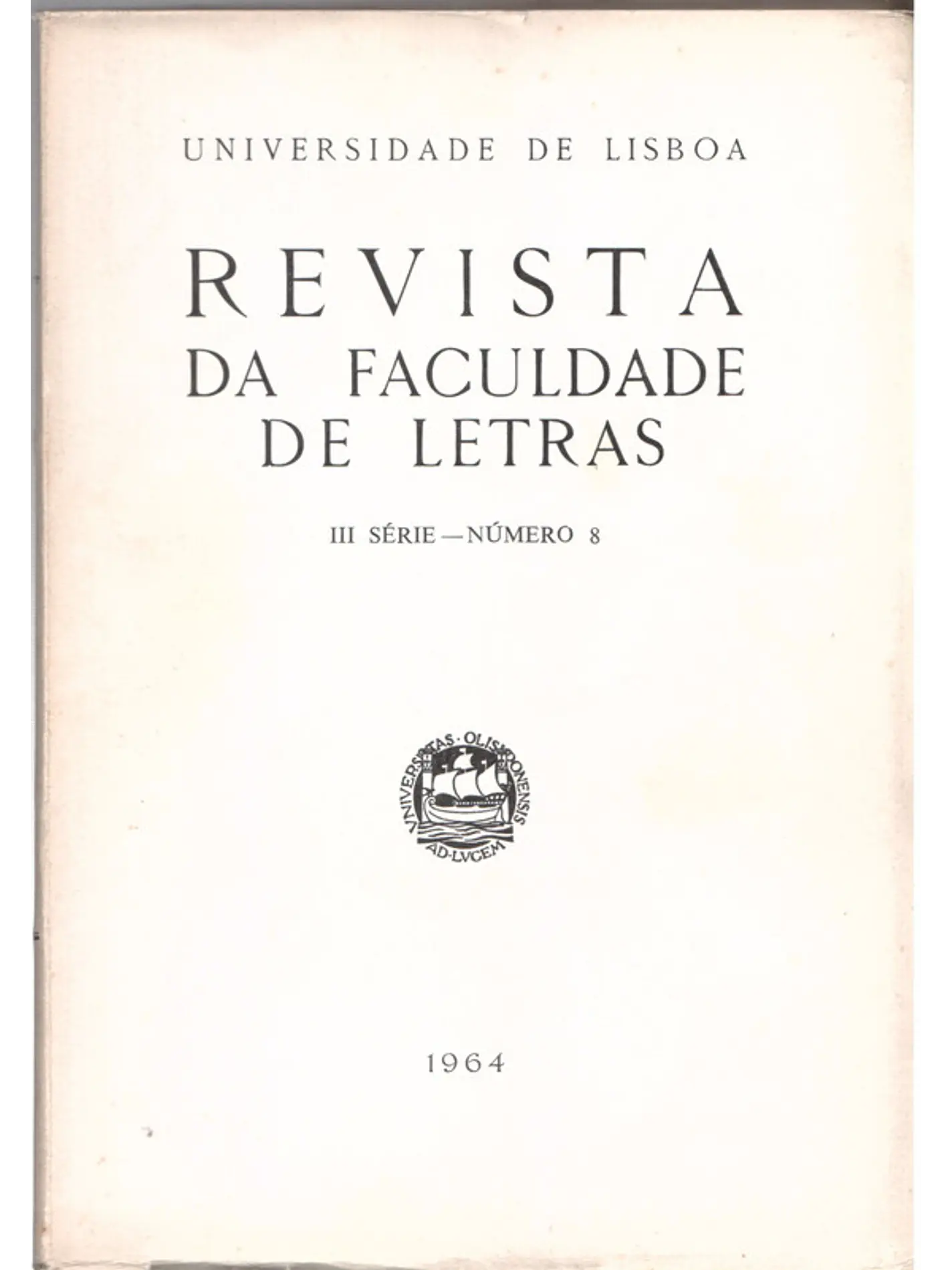 Revista da faculdade de letras - numero 8 1