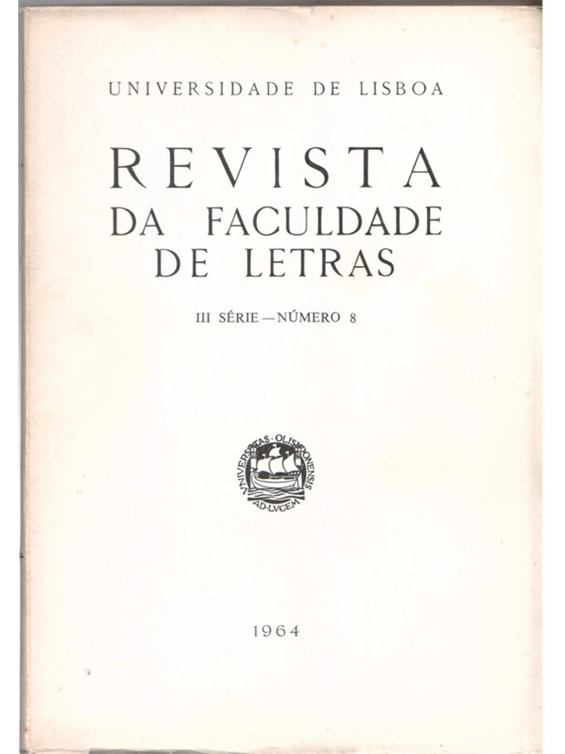 Revista da faculdade de letras - numero 8 1