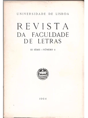 Revista da faculdade de letras - numero 8
