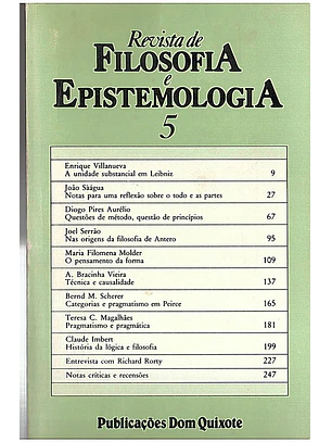 Revista de filosofia e epistemologia