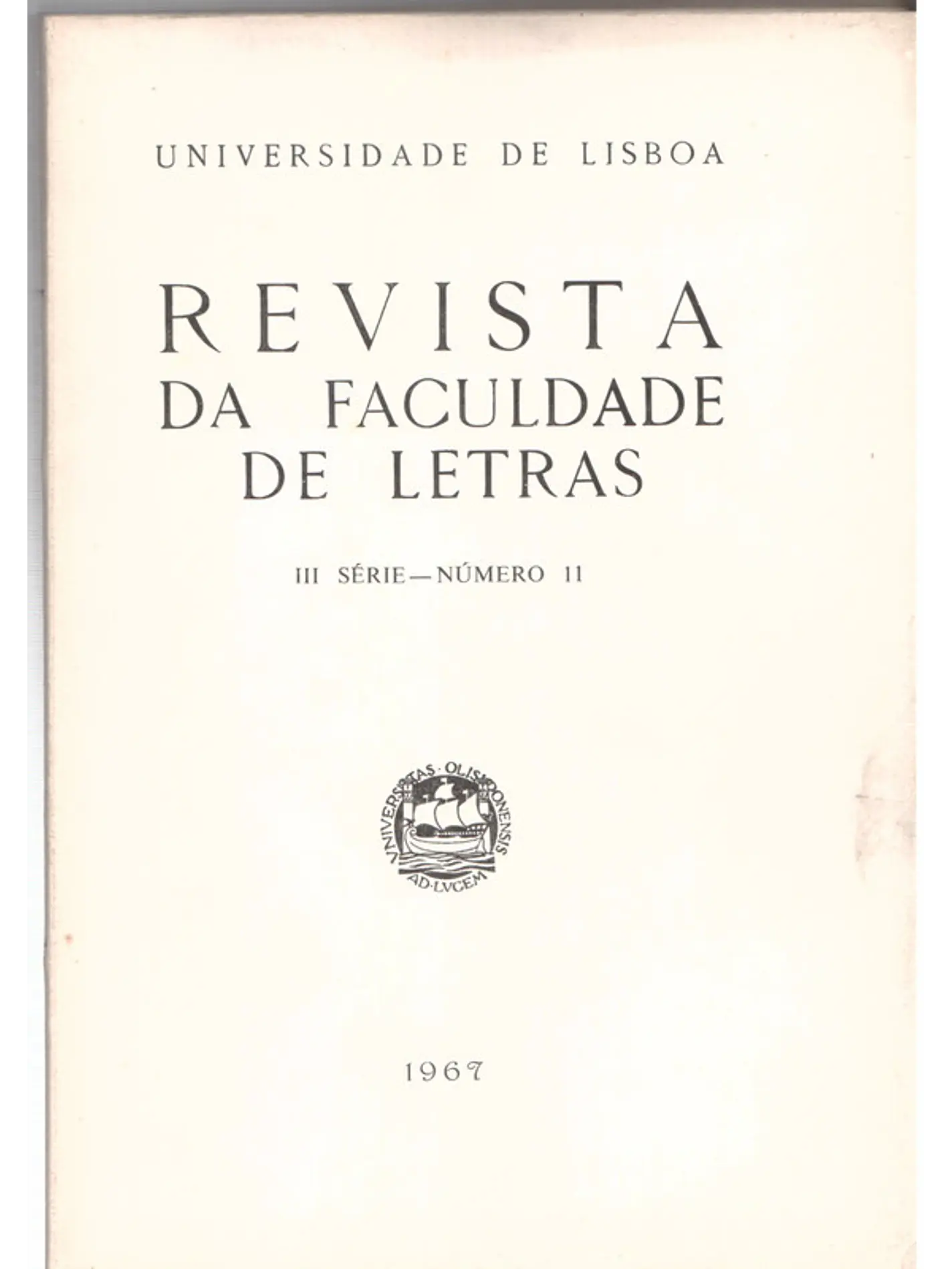 Revista da faculdade de letras - numero 11 1