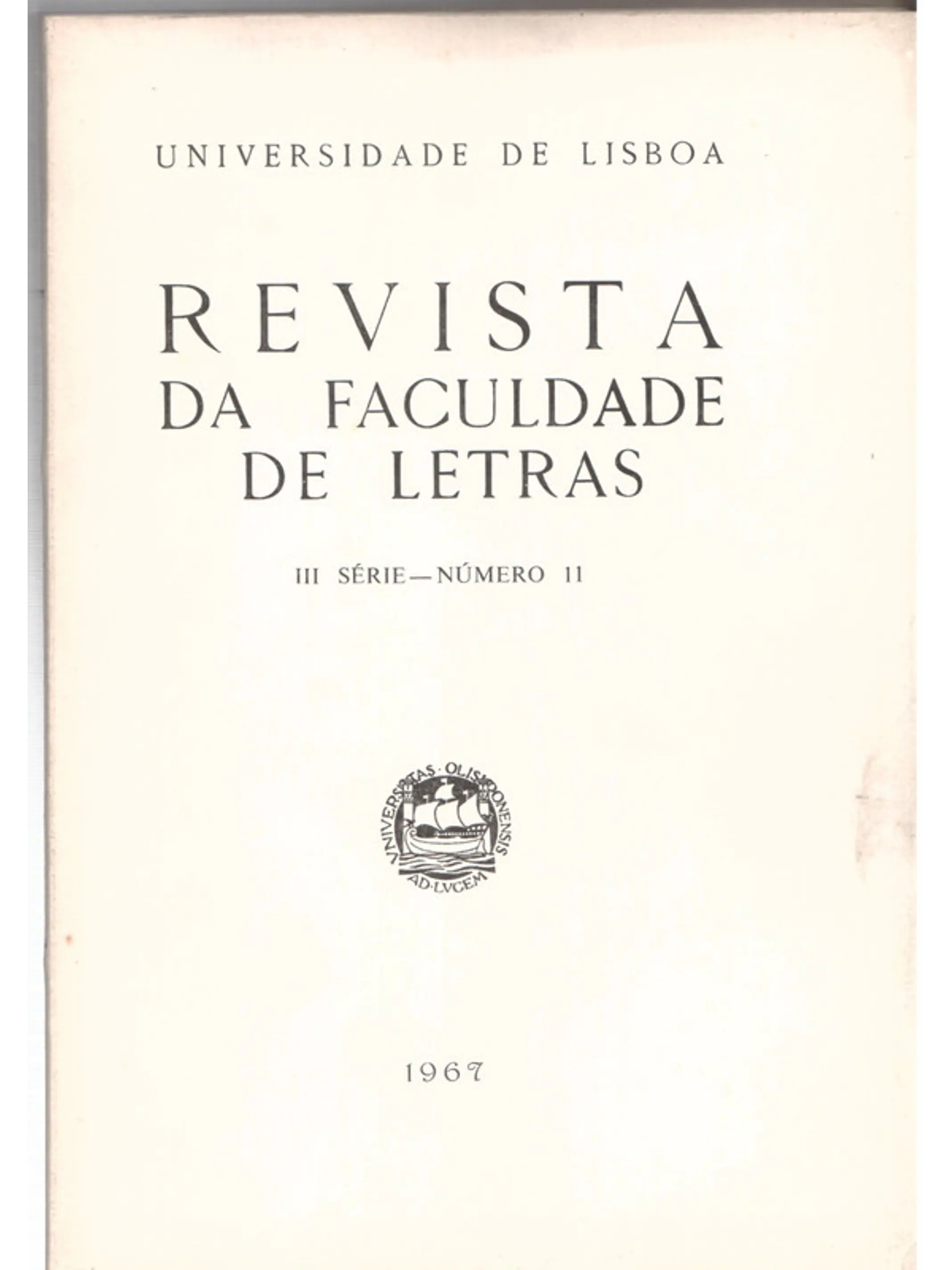 Revista da faculdade de letras - numero 11 1