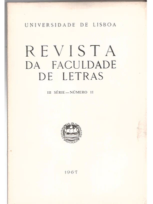 Revista da faculdade de letras - numero 11