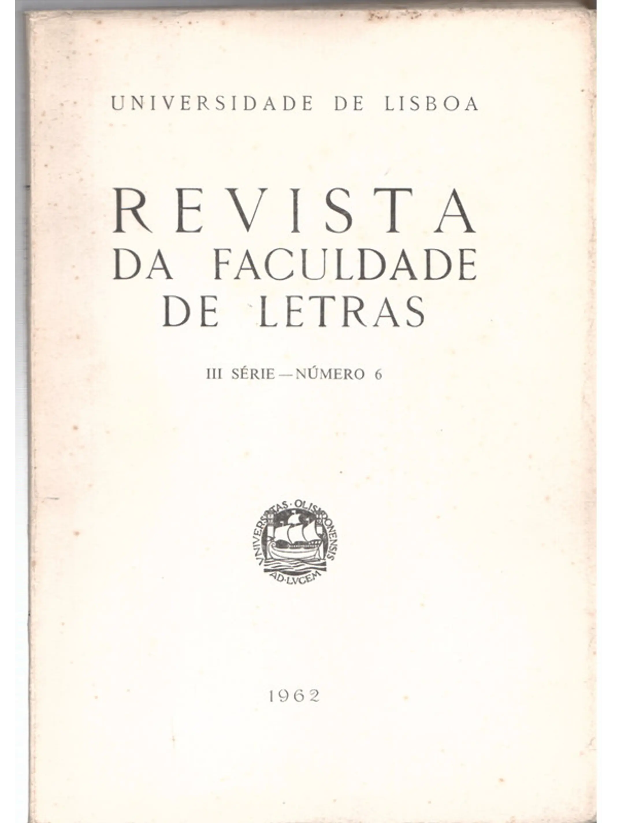 Revista da faculdade de letras - numero 6 1