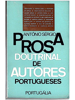 Prosa doutrinal de autores portugueses