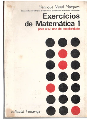 Exercícios de matemática um para o 12° ano de escolaridade
