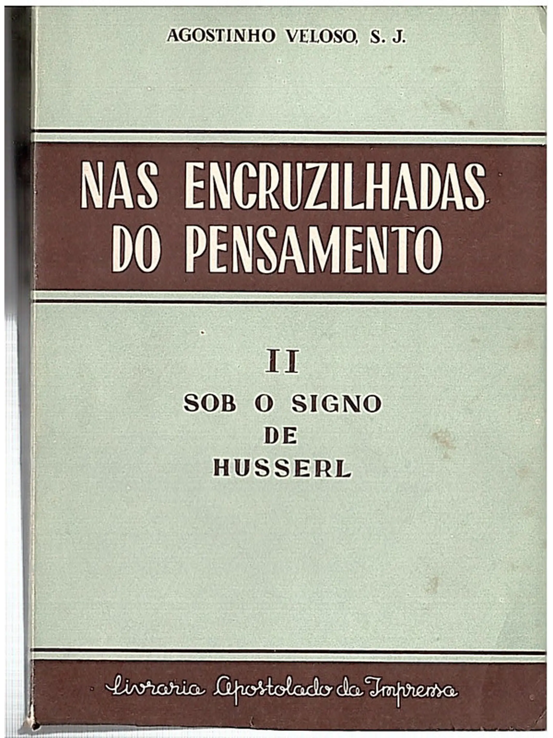 Nas encruzilhadas do pensamento - Sob o signo de Husserl 1