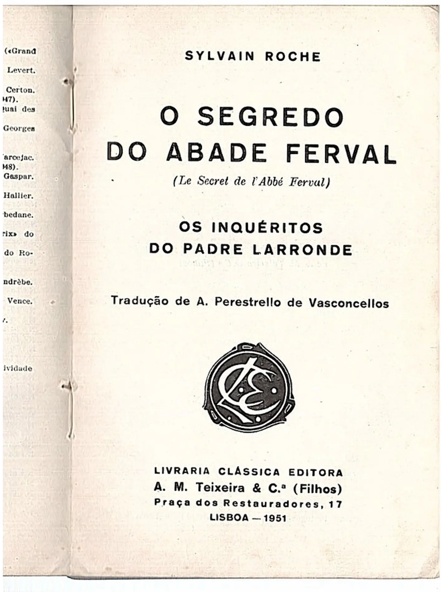 O segredo do abade ferval 1