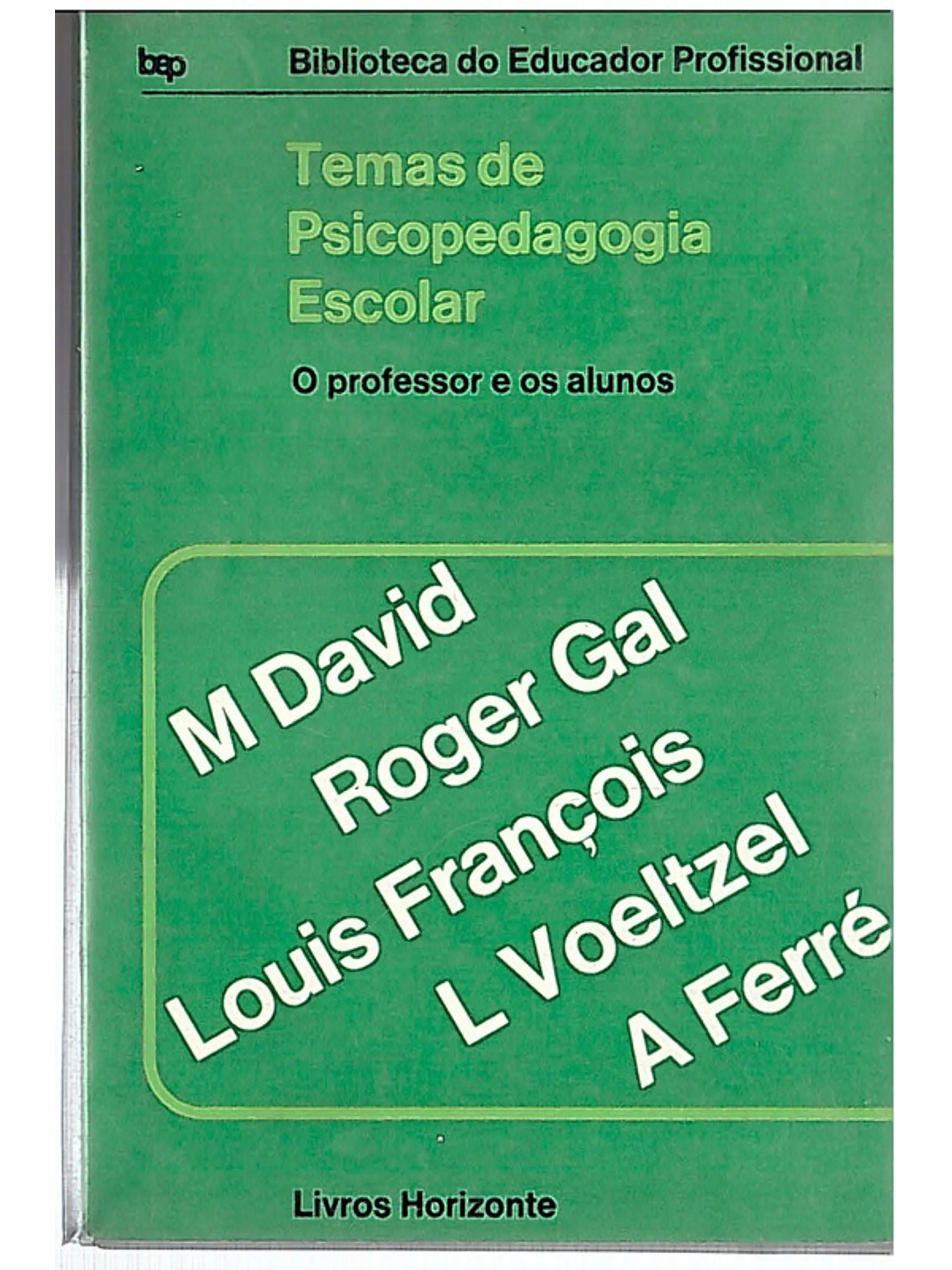 Temas de psicopedagogia o professor e os alunos 1